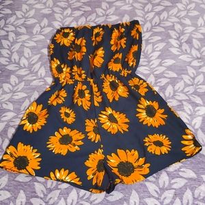 Shein Strapless Romper